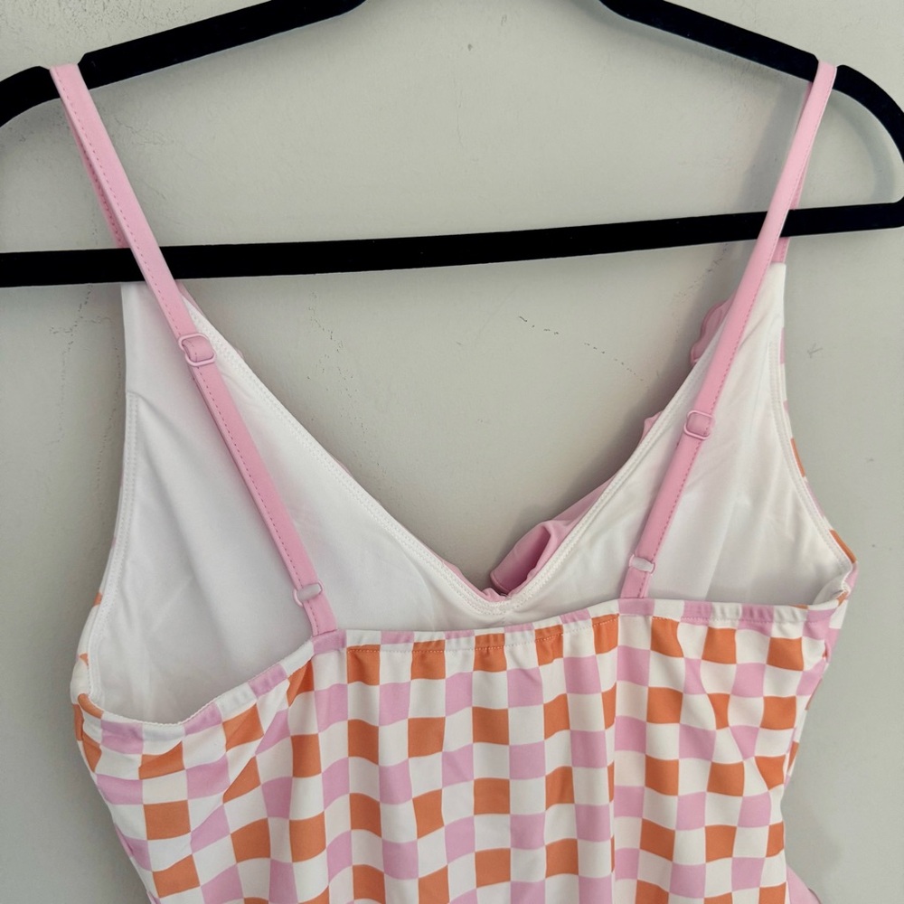 Caden Lane Ruffles One-Piece Swimsuit NWT - Picture 6 of 11